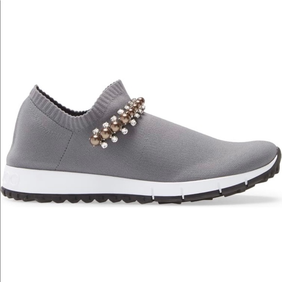 Jimmy Choo Verona embellished knit sneaker - Picture 3 of 6